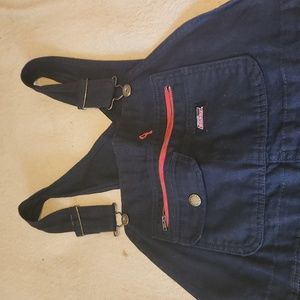 Genuine Dickies -Durable bib overall. Black.